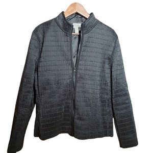 Black Blazer with Zipper and pockets